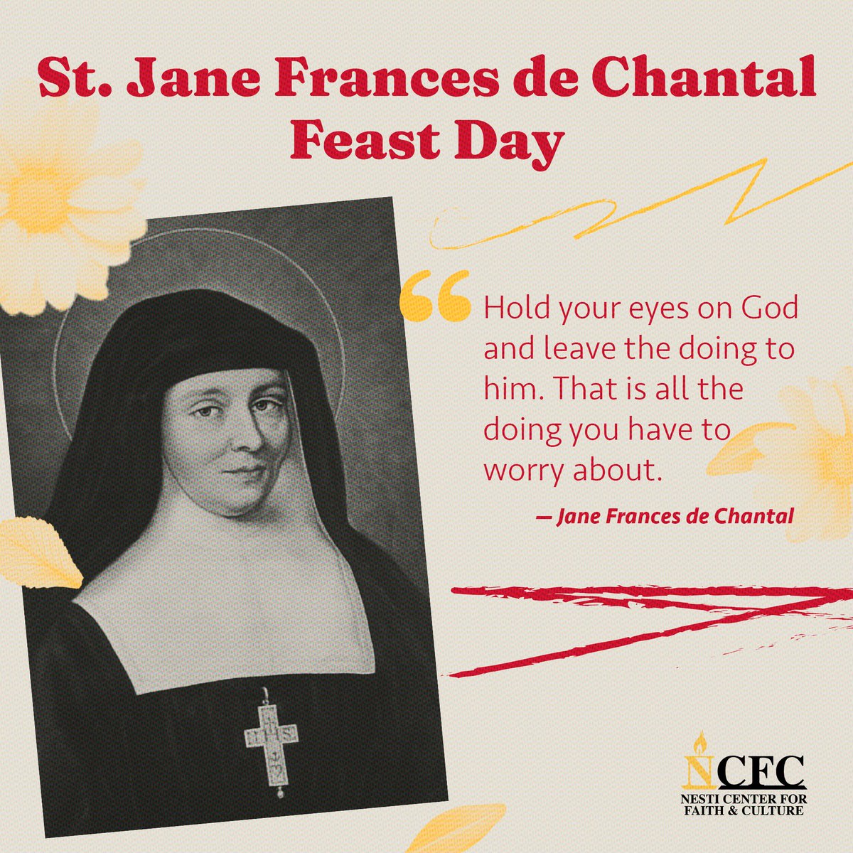 🙏 Today we celebrate St. Jane Frances de Chantal, a model of faith, courage &amp; service.

Her life inspires our MA in Catholic Women’s &amp; Gender Studies at UST as we form leaders who bring faith &amp; compassion into the world. 💙

📚 Learn more: CatholicGenderStudies.com

#FeastDay