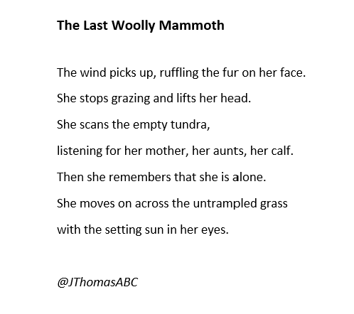 Jennifer Thomas (@jthomasabc) on Twitter photo The beautiful poem that <a href="/SueHardyDawson/">Sue Hardy-Dawson💙</a> posted this morning for #WorldElephantDay inspired me to write about a long-gone cousin of modern elephants. The beautiful poem that <a href="/SueHardyDawson/">Sue Hardy-Dawson💙</a> posted this morning for #WorldElephantDay inspired me to write about a long-gone cousin of modern elephants.