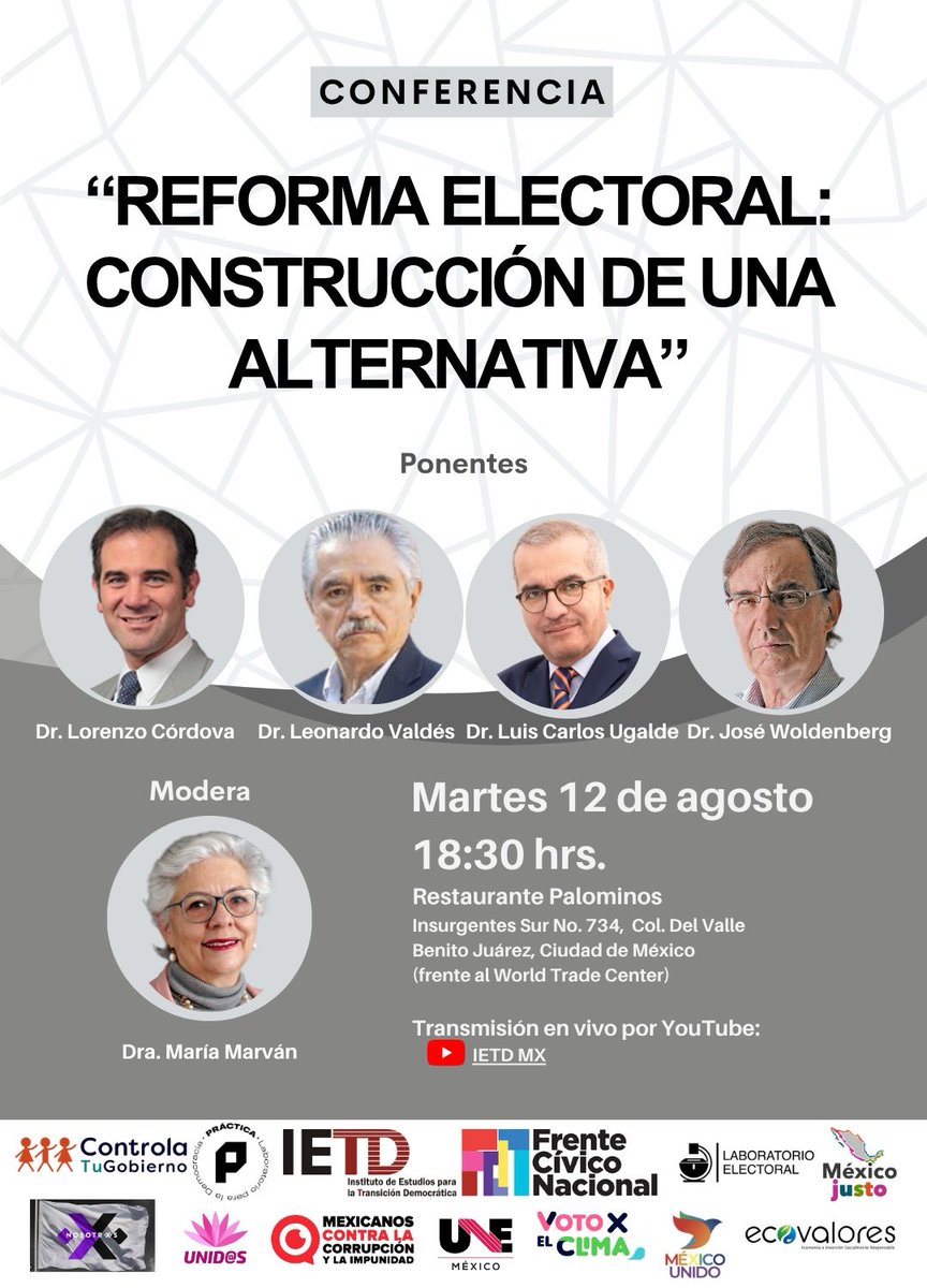 ricbecverdadero's tweet photo. Aquí la liga para la conferencia de hoy 
https://t.co/WJt41HQwFs https://t.co/KNcebiTiXT