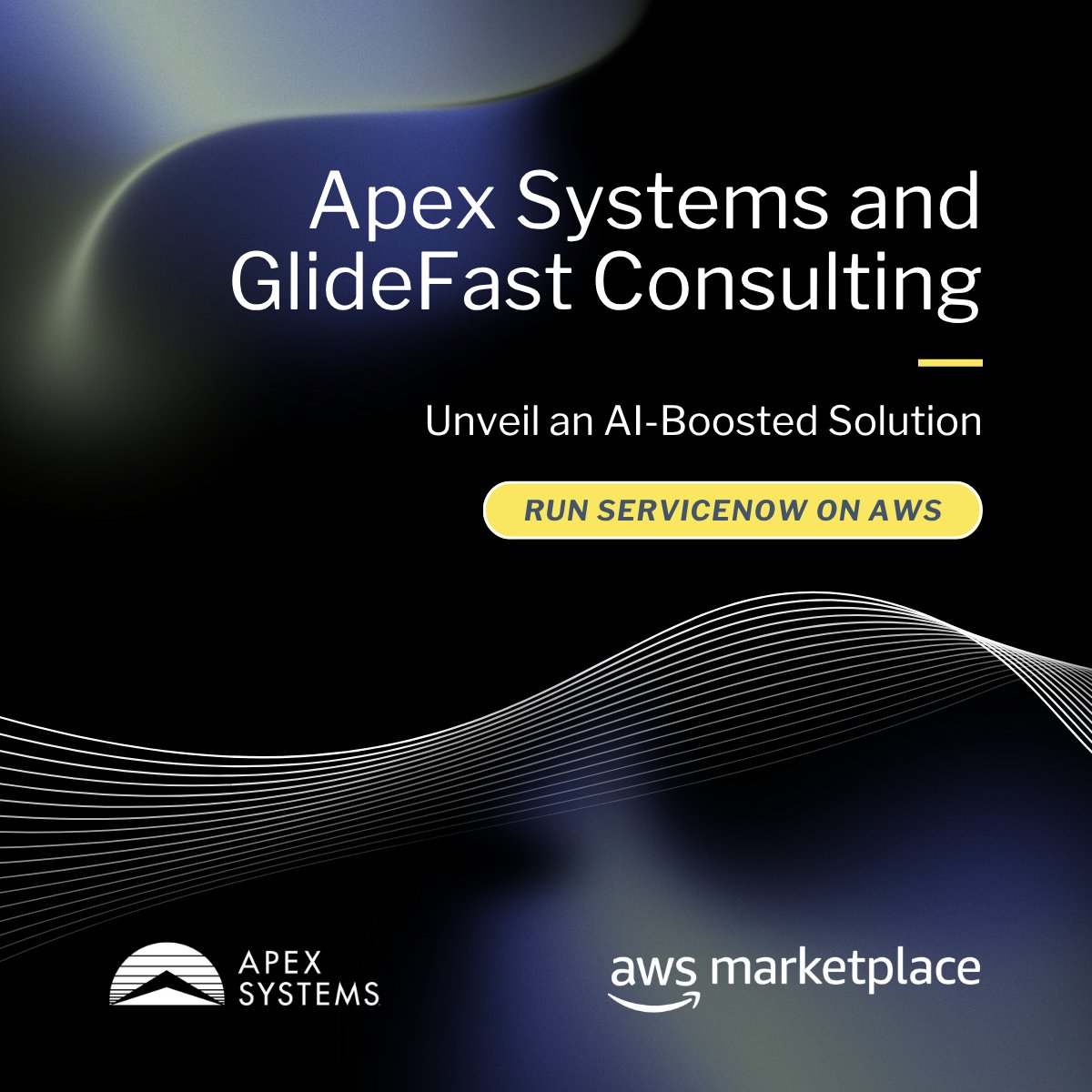 Apex Systems (@apexsystems) on Twitter photo Apex and <a href="/glidefast/">GlideFast Consulting</a> announce our newest AI-powered solution. Run ServiceNow on AWS enables enterprises to deploy <a href="/ServiceNow/">ServiceNow</a> in their <a href="/awscloud/">Amazon Web Services</a> with speed, scalability, and infrastructure cost savings, driving efficiency while eliminating hardware delays. bit.ly/45w3Uau Apex and <a href="/glidefast/">GlideFast Consulting</a> announce our newest AI-powered solution. Run ServiceNow on AWS enables enterprises to deploy <a href="/ServiceNow/">ServiceNow</a> in their <a href="/awscloud/">Amazon Web Services</a> with speed, scalability, and infrastructure cost savings, driving efficiency while eliminating hardware delays. bit.ly/45w3Uau