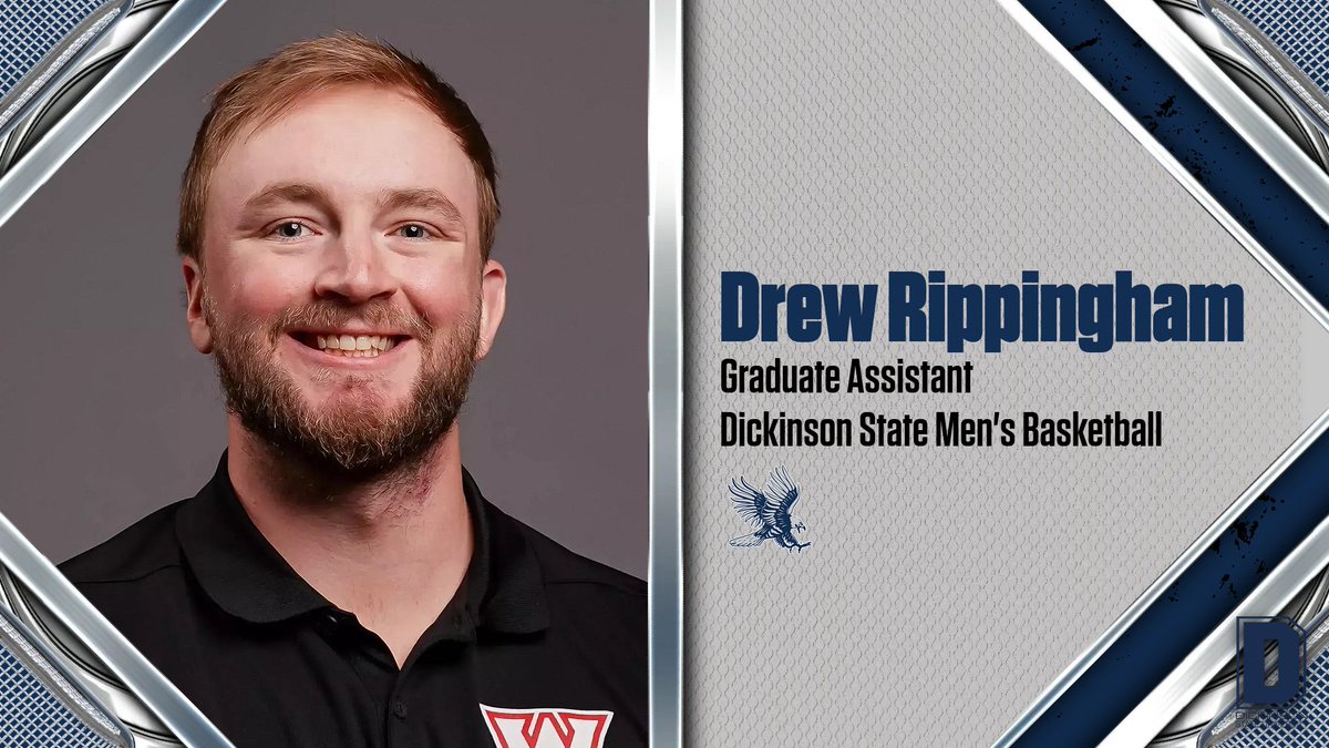 Dickinson State MBB (@bluehawkmbb) on Twitter photo We're excited to announce <a href="/CoachRipp/">Drew Rippingham</a> is joining the Dickinson State Men's Basketball coaching staff!
Let's go to work, Coach!
#HawksAreUp We're excited to announce <a href="/CoachRipp/">Drew Rippingham</a> is joining the Dickinson State Men's Basketball coaching staff!
Let's go to work, Coach!
#HawksAreUp