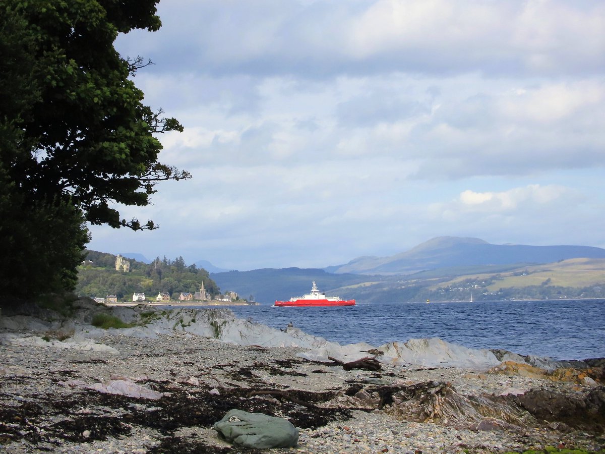A photo taken from Kirn shoreline on sunday as the western ferry glides past Strone point. <a href="/dotn34/">Dot</a> <a href="/ArgyllandIsles/">Argyll and the Isles</a> <a href="/Dunoon_Presents/">Dunoon Presents</a> <a href="/Western_Ferries/">Western Ferries</a>