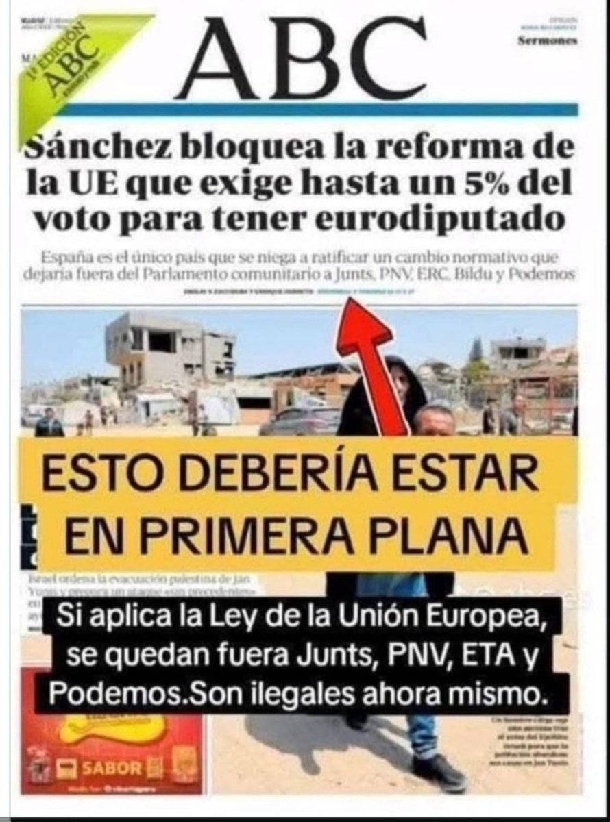 ALTA TRAICIÓN sin duda. Para esa bestia de la Moncloa es prioritario su sillón al destino de la Nación.
Y las FFAA mirando a Cuenca; el Art. 8 de la Constitución las incomoda.