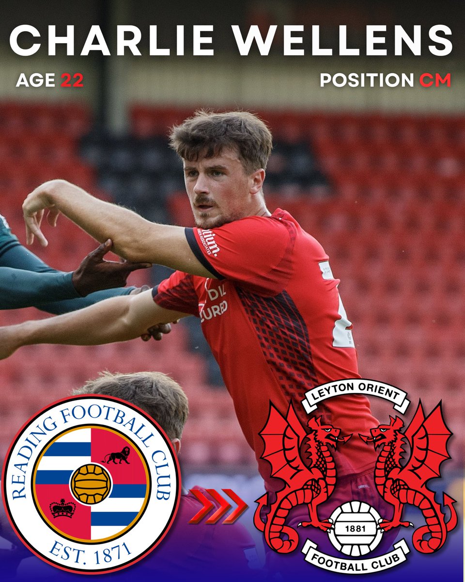 Inside Orient (@insideorient) on Twitter photo ๐ Leyton Orient sign Charlie Wellens
๐ค 22-year-old defensive midfielder
๐น Came through the Man United academy
๐โโ๏ธSpent time with Readingโs first-team setup
โก๏ธ Tough tackler, smart passer, and not afraid to put in a shift
Welcome to the Oโs Charlie ๐ #lofc #readingfc #mufc ๐ Leyton Orient sign Charlie Wellens
๐ค 22-year-old defensive midfielder
๐น Came through the Man United academy
๐โโ๏ธSpent time with Readingโs first-team setup
โก๏ธ Tough tackler, smart passer, and not afraid to put in a shift
Welcome to the Oโs Charlie ๐ #lofc #readingfc #mufc