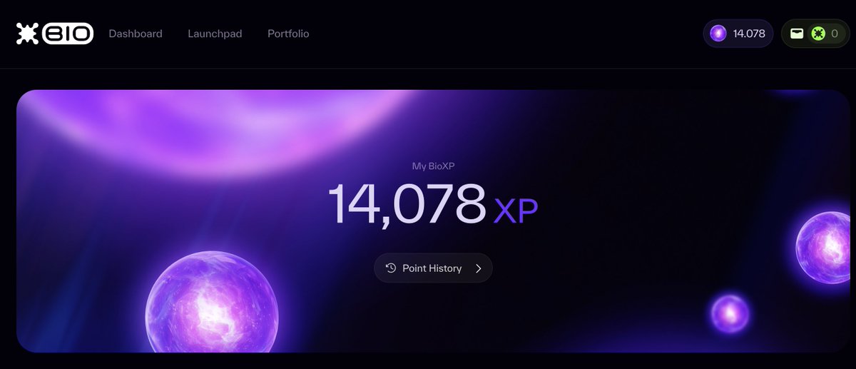 Believe in something! <a href="/BioProtocol/">Bio Protocol</a> 

I'm still collecting my BioXPs. 

This isn't just a launchpad. It's so much more.

The excitement around Bio V2 continues. 

I believe great things will happen here. 

The first launch will take place next week. <a href="/AUBRAI_/">Aubrai</a> 

Get ready now.