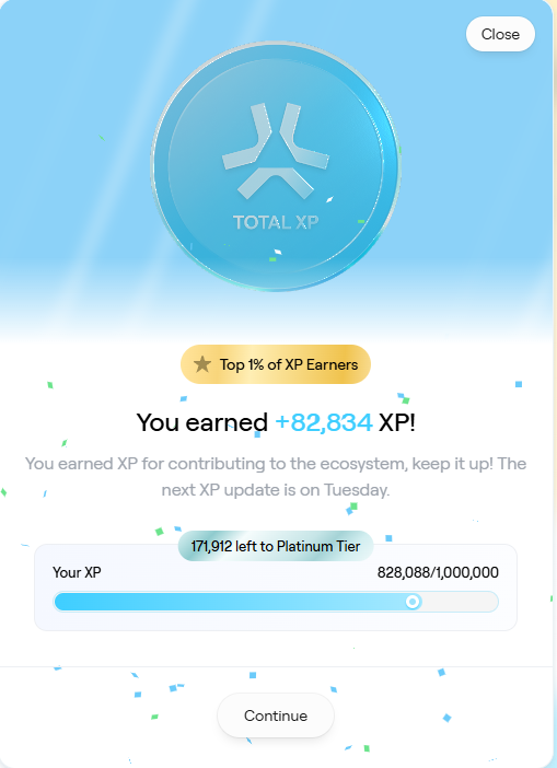 This weeks XP happy points on <a href="/AbstractChain/">Abstract</a> 

Been good times &lt;3