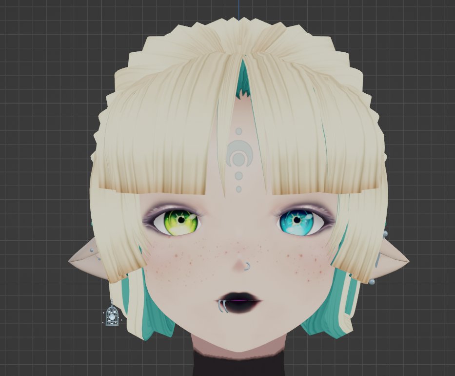 RinaFaeTuber's tweet photo. @aurensyl This is both versions of my model. When she uses her powers(also when feeling negative emotions) and without using her powers. 

Thank you for the opportunity! https://t.co/j8bU6GBJEs