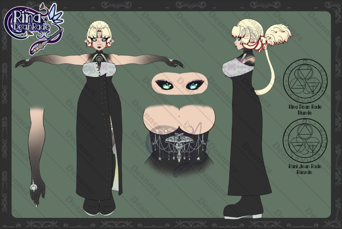 RinaFaeTuber's tweet photo. @aurensyl This is both versions of my model. When she uses her powers(also when feeling negative emotions) and without using her powers. 

Thank you for the opportunity! https://t.co/j8bU6GBJEs