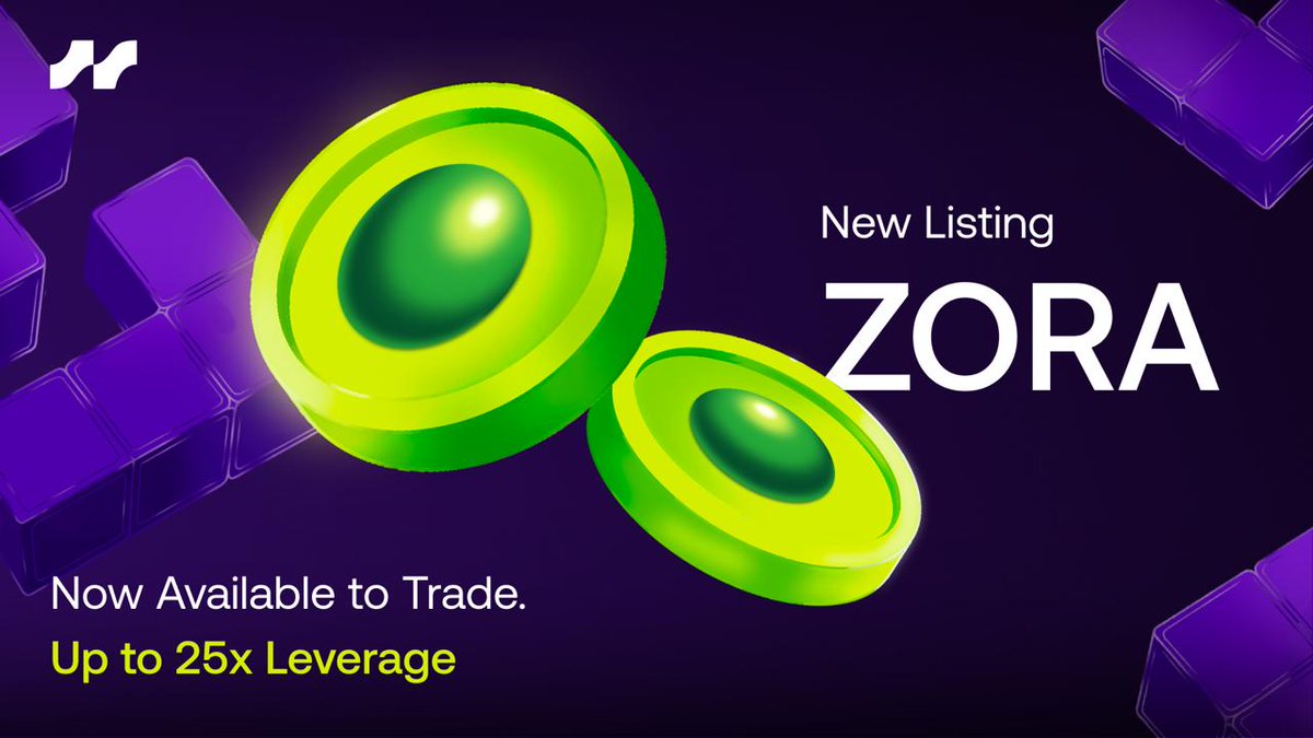 verantaxyz's tweet photo. On popular request, $ZORA is now available to trade with up to 25x leverage. https://t.co/sSAfoVXxxS