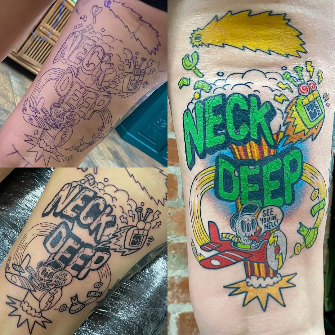 KillerInkTattoo's tweet image. Check this cool Neck Deep tat by @craigmeasures using Killer Ink supplies! 🤩

vist.ly/435df

#tattoo #colourtattoo #neckdeep
