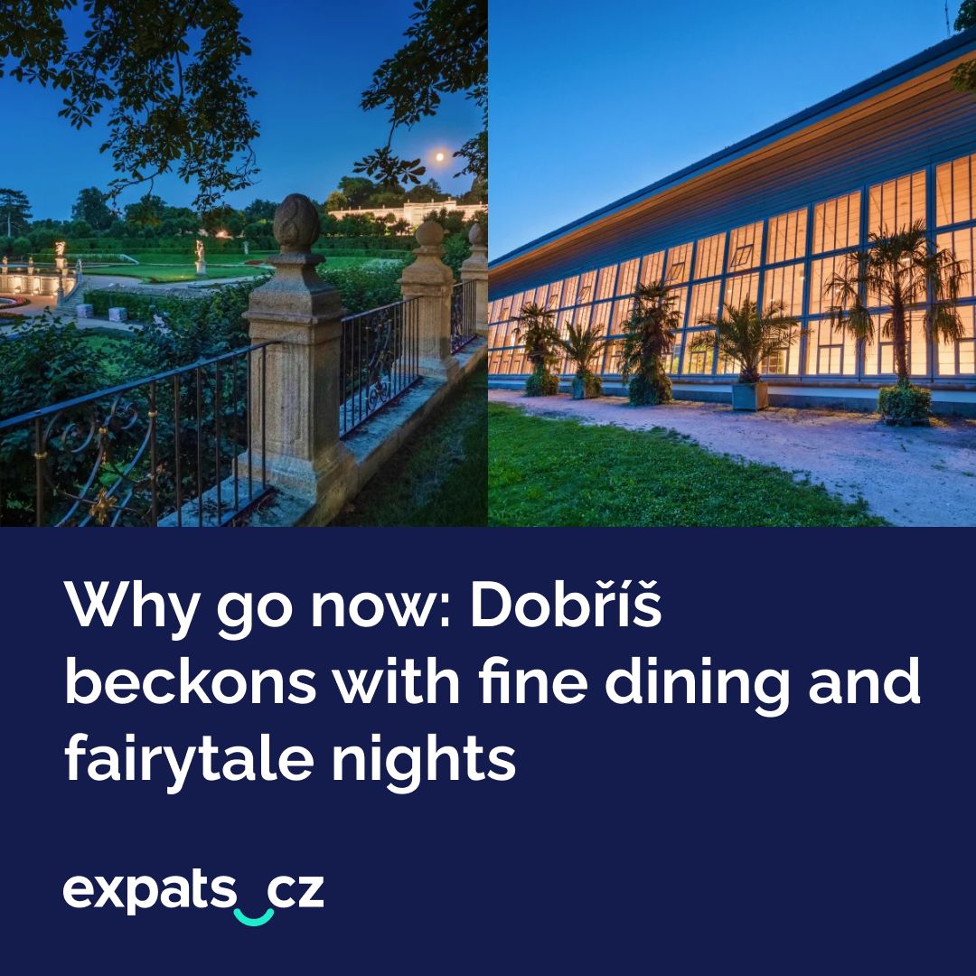 🏰 Dobříš Castle is offering twilight garden tours at its restored castle; though it's also the perfect destination for an easy day trip.

🌳 Nearby, the 30-hectare English Park offers visitors a natural retreat with a flowing stream and unique features.

expats.cz/r/nkmic