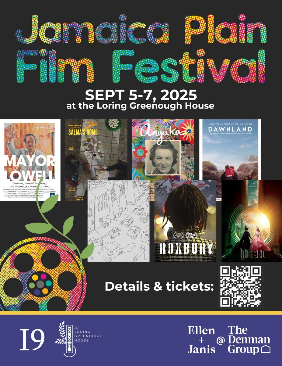 Loring Greenough House will be hosting a new independent film festival! The JP Film Festival will feature a variety of indie films showing over three nights from September 5-7. View the full itinerary and grab your tickets now!
eventbrite.com/o/the-loring-g…
