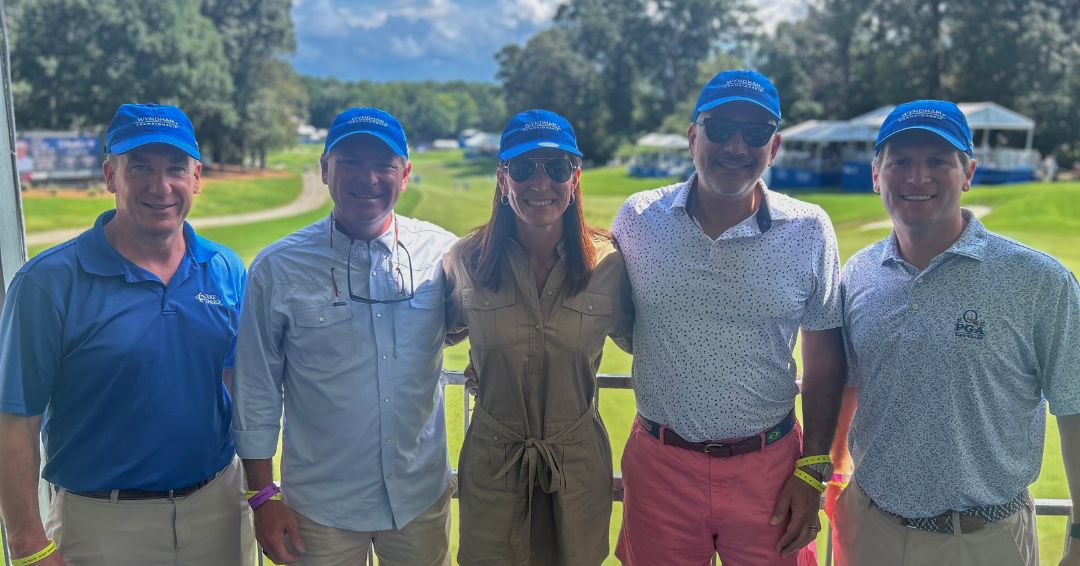 NC Chamber VP of Government Affairs Jake Cashion and Director of Legislative and Regulatory Affairs Alyssa Morrissey joined Pinnacle member and #NCLeads investor <a href="/DukeEnergy/">Duke Energy</a> and <a href="/JetZeroAero/">JetZero</a> at the Wyndham Championship in Greensboro. The event strengthened key member and partner