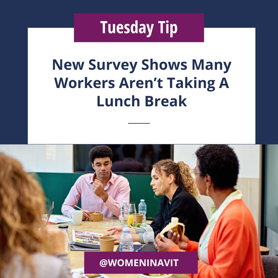 Lunch isn’t a luxury—it’s fuel. Take your break, even if it’s just 15 minutes.

ow.ly/z4k350Wyeio

#TipTuesday #WAVIT #AVTweeps #ProAV #RipplesMakeWaves🌊 #BeFierce💪#BeBold✨#MakeWaves🌊 #WomeninTech