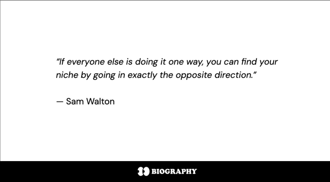 The importance of differentiation