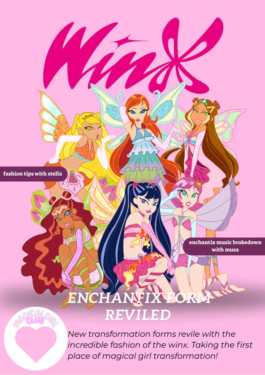 Enchantix on front magazine 
#winxclub #WINX