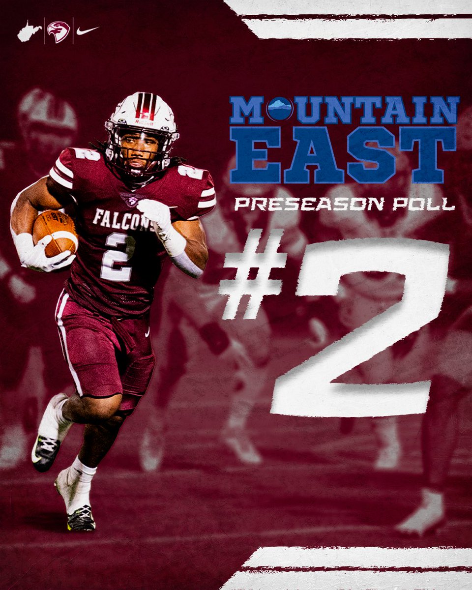 Fairmont State Athletics (@fsfalcons) on Twitter photo The fighting falcons were voted 2nd in the MEC preseason polls
<a href="/FairmontStateFB/">Fairmont State Football</a> The fighting falcons were voted 2nd in the MEC preseason polls
<a href="/FairmontStateFB/">Fairmont State Football</a>