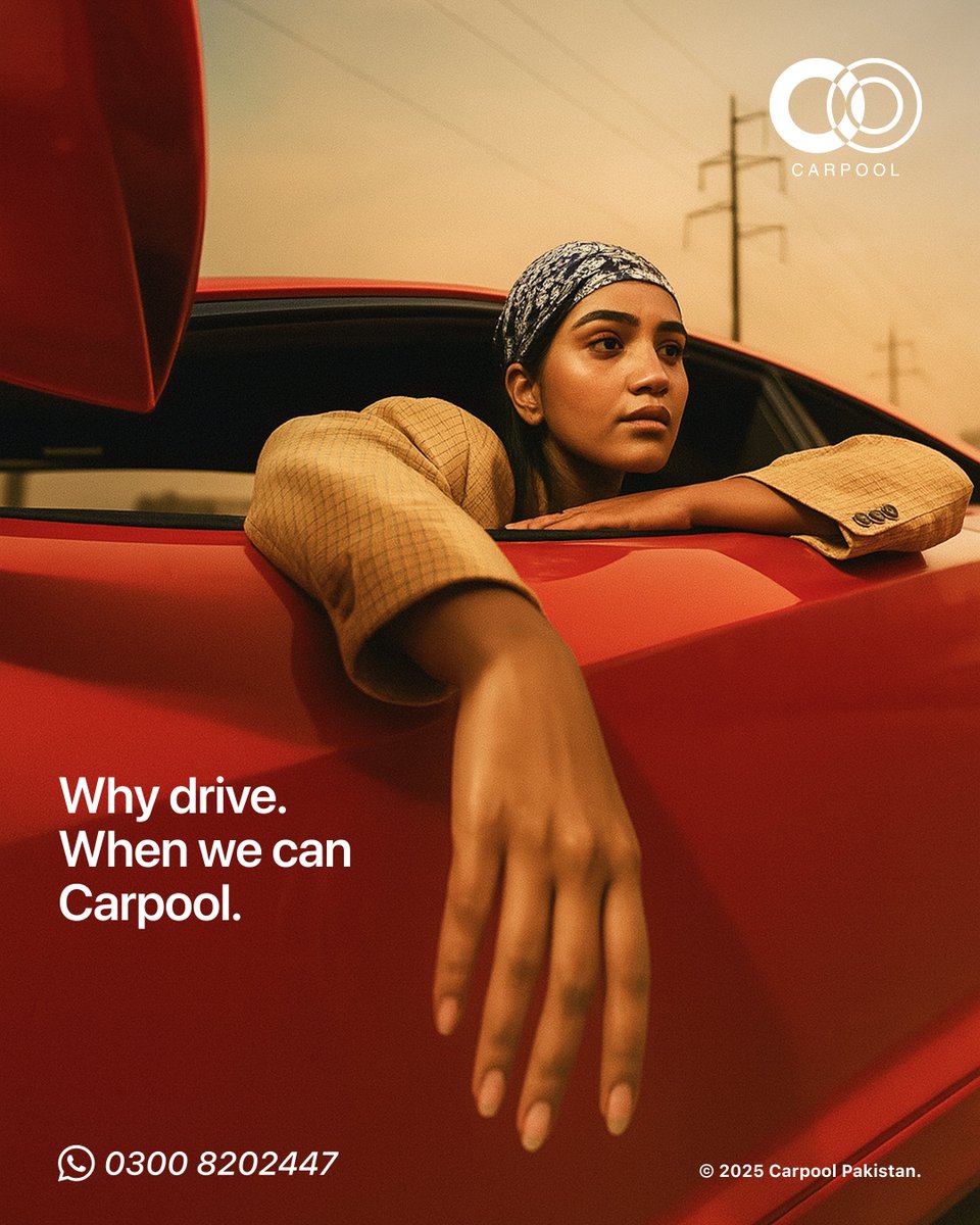 carpoolpakistan's tweet photo. Curious how to start riding with Carpool Pakistan?

1. Contact us over WhatsApp
2. Share your route
3. Subscribe to a plan
4. Hop on and ride with verified Carpool Partners

Join the ride → 0300 8202447

#WhyDrive #RideTogether #CarpoolLahore #SmartTravel #CarpoolForBusiness https://t.co/yZ8pLGS0ef