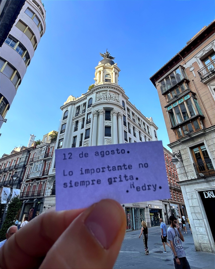 12 de agosto.

Valladolid, España.
¿Compartes? 💙