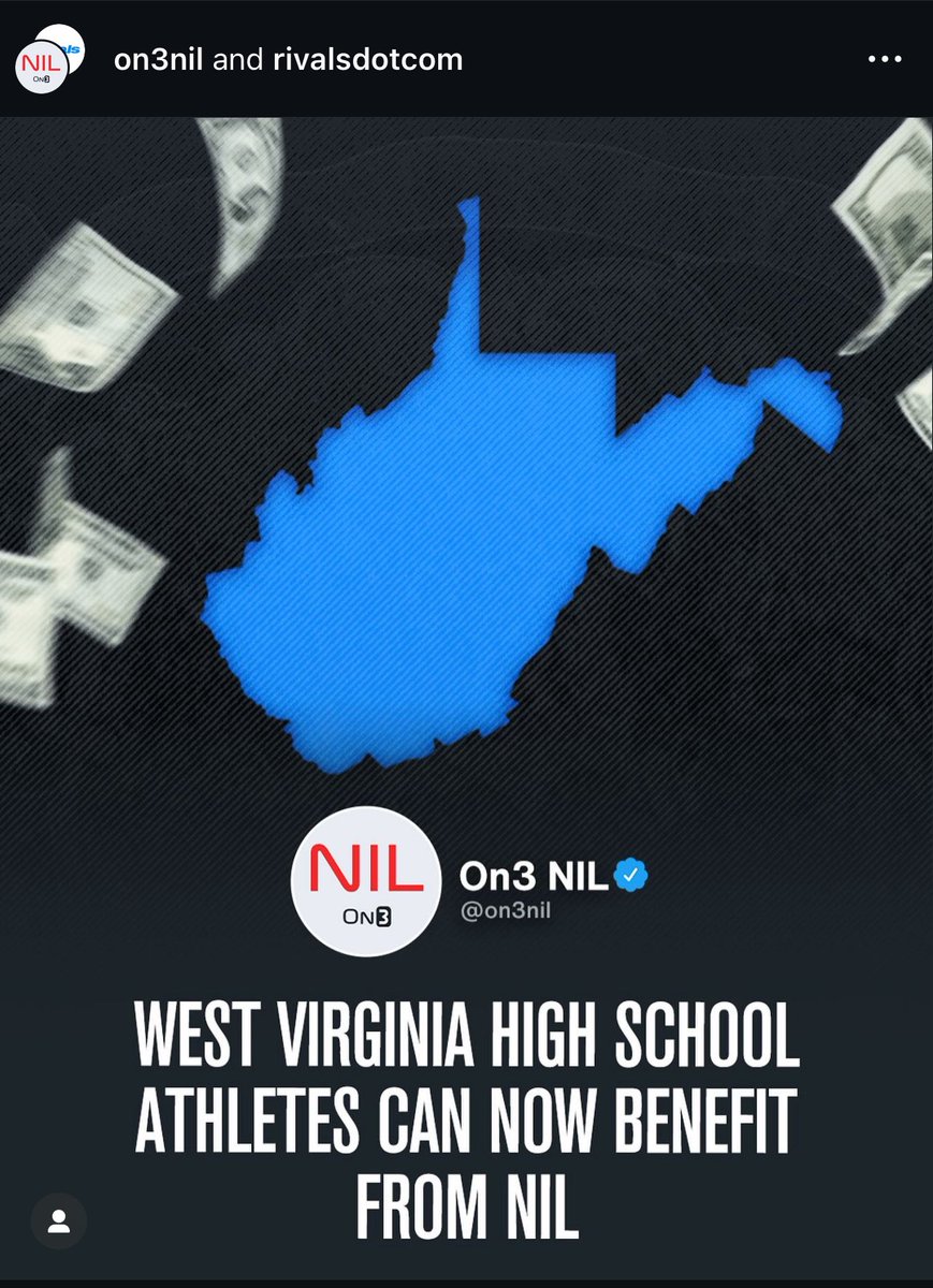 This is big time for us WV athletes!! DM me‼️‼️ <a href="/Mr_Tanner23/">Nathan Tanner</a> <a href="/PSHSTigersFball/">Princeton Tigers Football</a>
