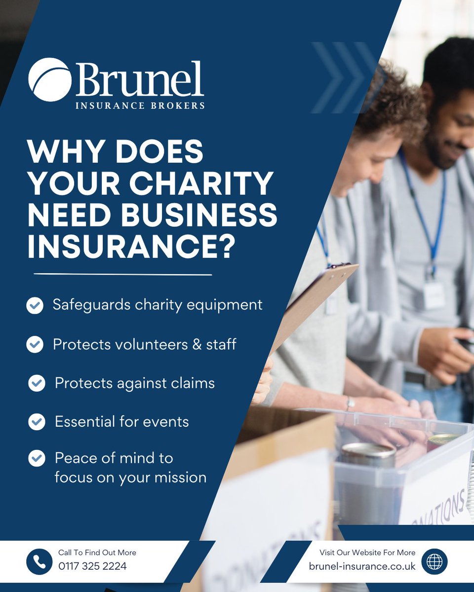 ✅ Protect your charity.
✅ Protect your trustees.
✅ Protect your community impact.

Get in touch today to ensure your charity’s cover evolves with your needs, so you can focus on what matters most.
🌐 loom.ly/QqLbAjQ
☎️ 0117 325 2224
📱 loom.ly/lWGQ4u4