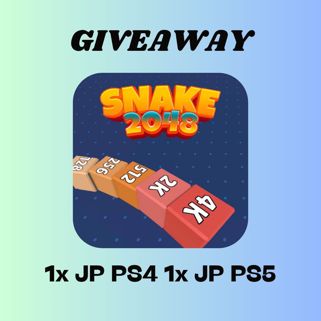 ๐ป๐๐๐๐ช๐พ๐๐๐๐๐๐๐๐ค๐๐๐๐ฅ๐ค ๐ (@gaminginsights1) on Twitter photo ๐ฎ ** Giveaway Snake 2048 ** ๐ฎ
Weโre giving away:
โจ 1x JP PS4
โจ 1x JP PS5
How to Enter:
1๏ธโฃ Like this post ๐
2๏ธโฃ Retweet โป๏ธ
3๏ธโฃ Follow:
- <a href="/TwollamasGames/">TwoLlamas Games</a>
- <a href="/GAMWAREDUTCH/">GAMWAREDUTCH</a>
- <a href="/GamingInsights1/">๐ป๐๐๐๐ช๐พ๐๐๐๐๐๐๐๐ค๐๐๐๐ฅ๐ค ๐ฆ</a>
Winners Announced 08/14/25
#Winners #Giveaways #Reviews #TwollamaStudios ๐ฎ ** Giveaway Snake 2048 ** ๐ฎ
Weโre giving away:
โจ 1x JP PS4
โจ 1x JP PS5
How to Enter:
1๏ธโฃ Like this post ๐
2๏ธโฃ Retweet โป๏ธ
3๏ธโฃ Follow:
- <a href="/TwollamasGames/">TwoLlamas Games</a>
- <a href="/GAMWAREDUTCH/">GAMWAREDUTCH</a>
- <a href="/GamingInsights1/">๐ป๐๐๐๐ช๐พ๐๐๐๐๐๐๐๐ค๐๐๐๐ฅ๐ค ๐ฆ</a>
Winners Announced 08/14/25
#Winners #Giveaways #Reviews #TwollamaStudios