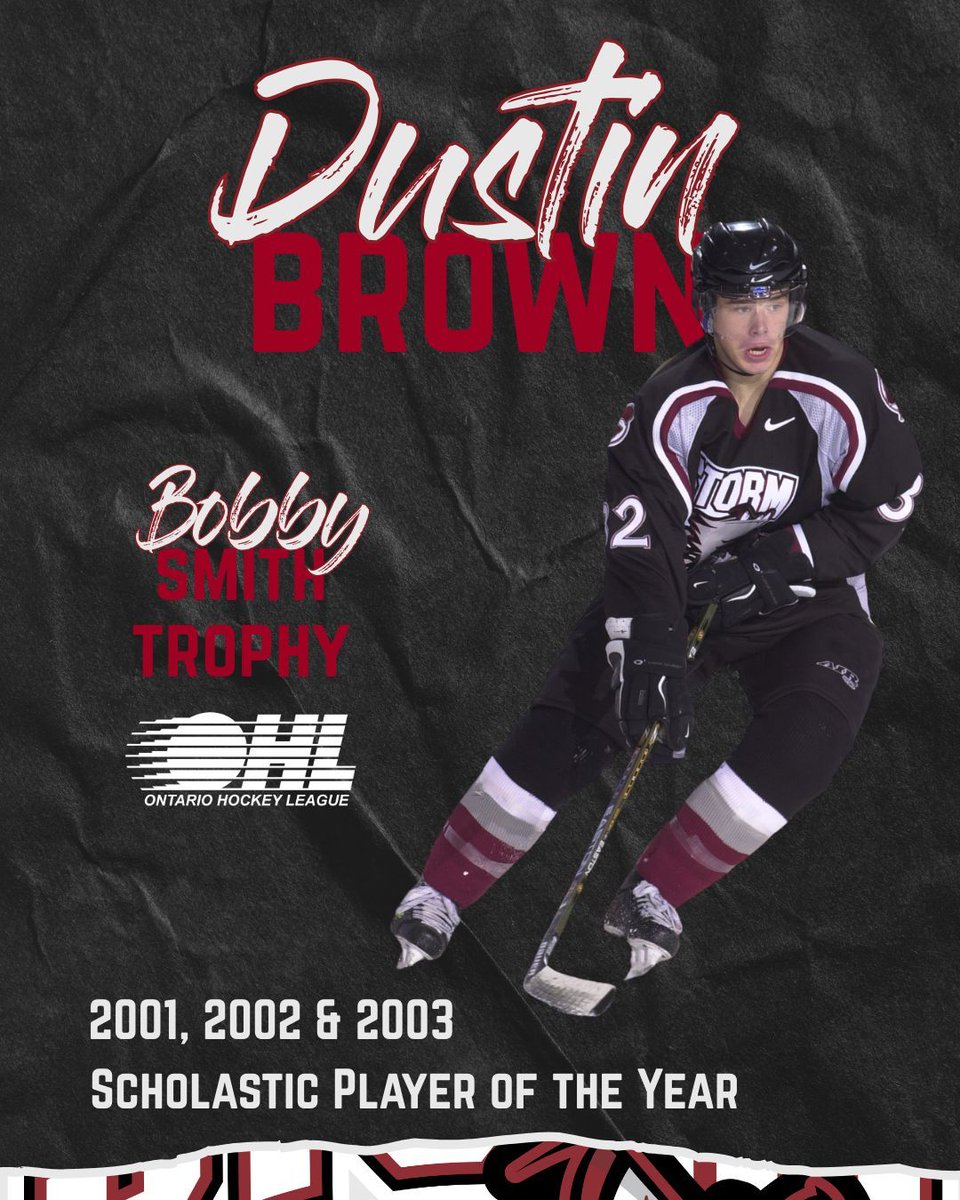 What Storm player won three straight OHL Scholastic Player of the Year awards?

#StormCity | #TrackersTriviaTuesday