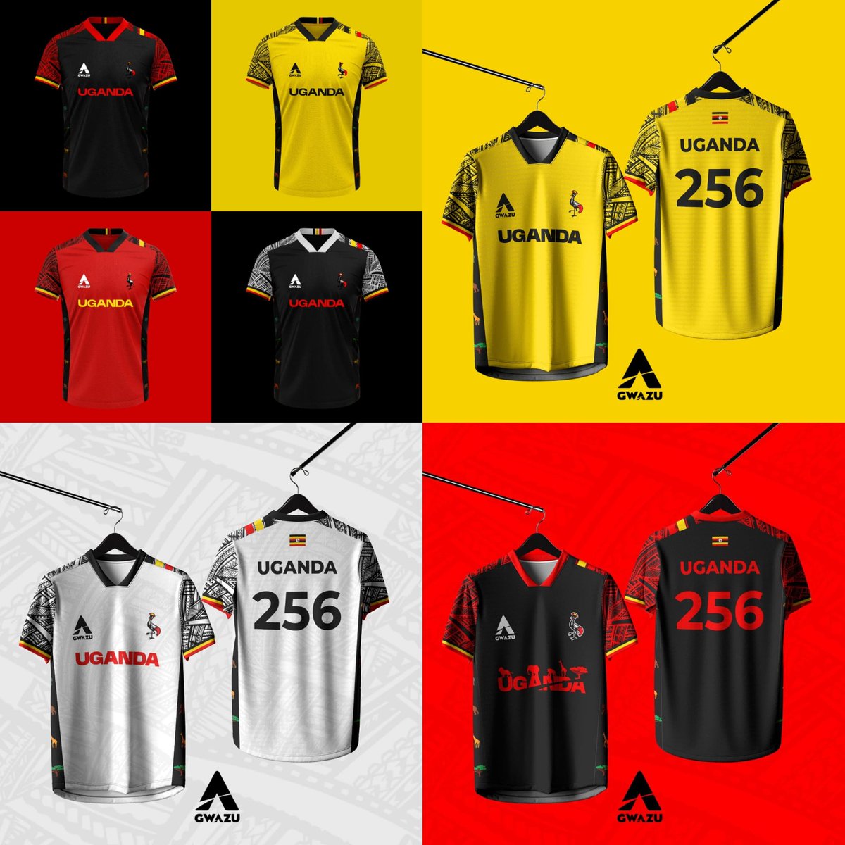 🚨GIVE AWAY🚨
Super sale of Uganda Jerseys  <a href="/50k/">nate</a> this weekend at <a href="/jersey_city_256/">jersey_city_256</a> and Sportsville Ntinda. 
Buy 2 or more and stand a chance to win a ticket to the #UgandaVsSouthAfrica match at the #CHAN2024 tournament.🔥
Which one are you taking to Namboole?
#CHAN2024
