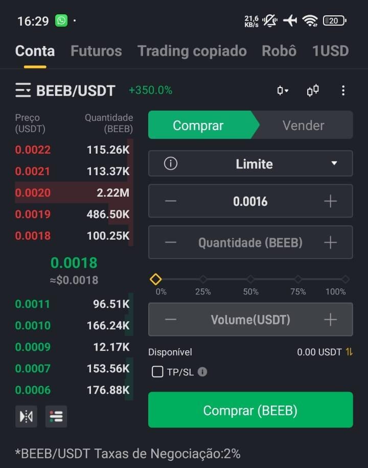 comunidadebeeb's tweet photo. 🚀 O $BEEB está de volta com tudo!
A comunidade está em polvorosa e não é à toa: o par $BEEB/USDT acaba de mostrar uma valorização de 350%! 🔥
Essa movimentação mostra que o $BEEB está renascendo com força, e quem está ligado já percebeu que esse pode ser só o começo.
📈 Olha essa tela: liquidez subindo, ordens pipocando, e o mercado começando a prestar atenção.
Se você ainda não faz parte dessa comunidade vibrante, essa é a hora. Bora entrar nessa e surfar essa onda com a gente!

$BEEB #BinanceBrasil #CriptoEmAlta #RenascimentoBEEB #ToTheMoon 🌕 #BinanceAlphaAlert #cripto #brasil #Binance