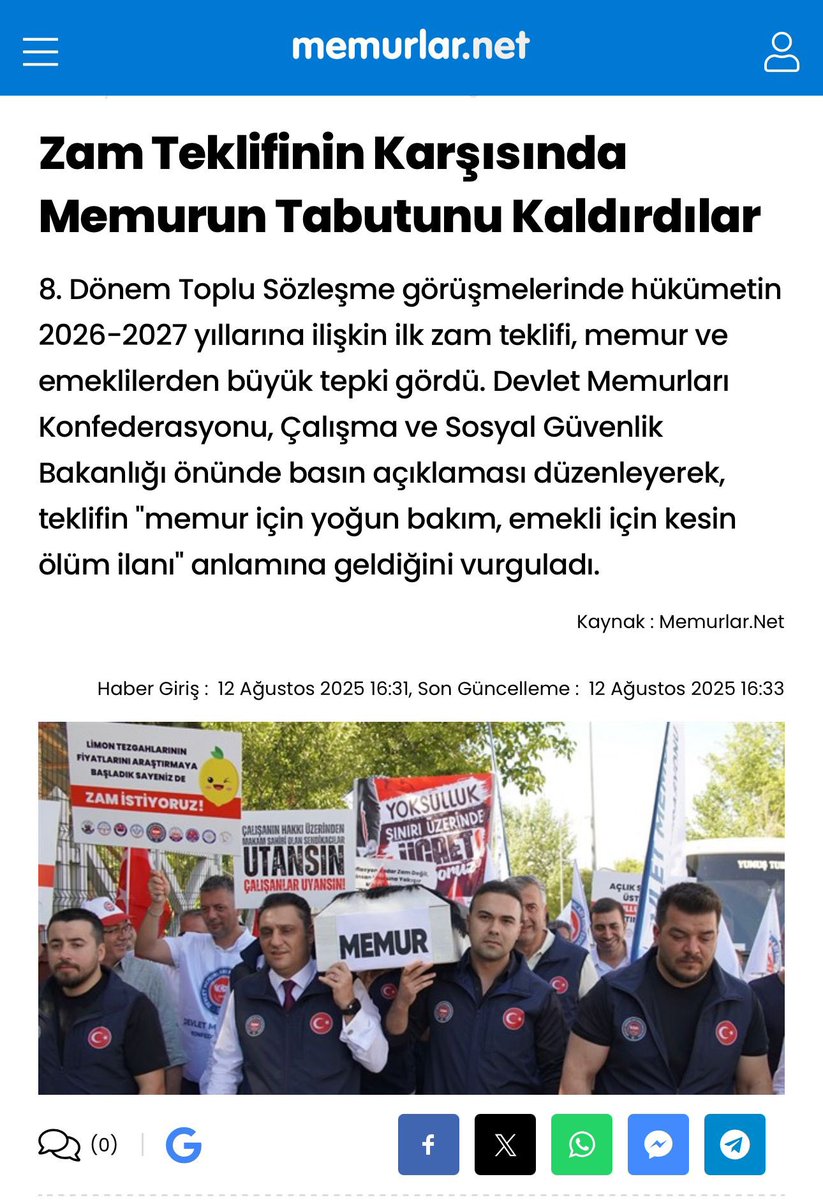 #ZAManımızKalmadı Memur hakkı olanı istiyor!!