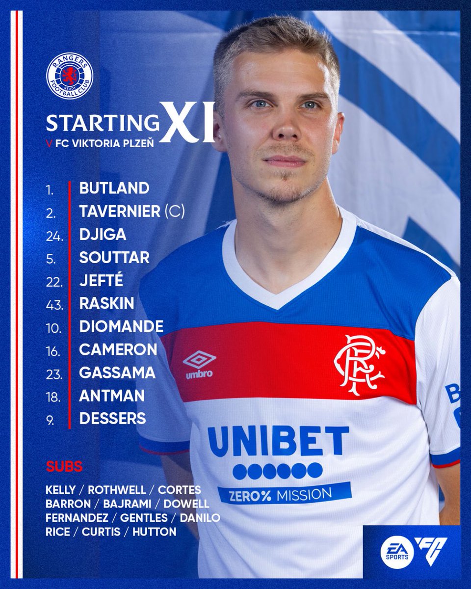 Come on you Rangers!
🟥⬜️🟦