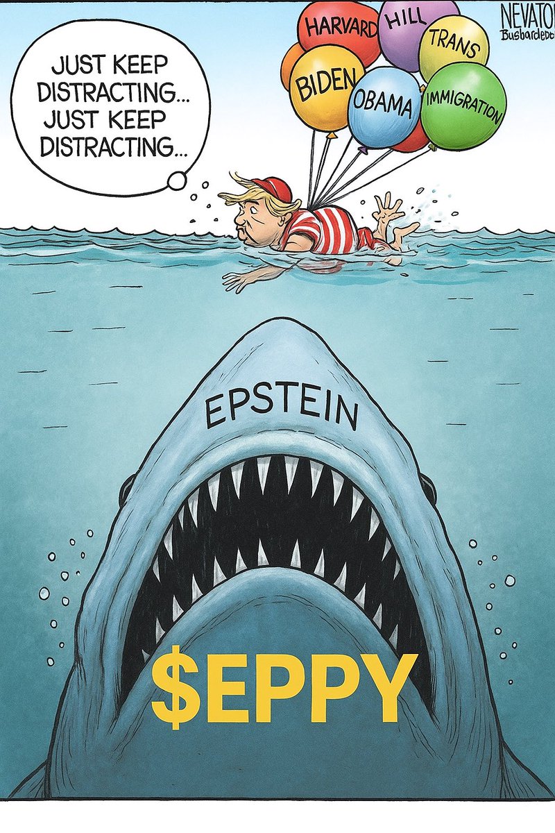 EppyCoin's tweet photo. Distractions are everywhere.
But the real shark in the water? It’s still circling. 🦈
$EPPY locks the truth where no one can sink it.
Buy. Hold. Never Forget. 🔥

Phantom Contract: 7tz3YhS6CqC5eqSGQVYg3p-kkiuGRSuiX9DKU41c3Ts8K

@X @realDonaldTrump @AGPamBondi @solana @phantom @RaydiumProtocol 

#EPPY #EpsteinFiles #TruthOnChain #NeverForget #CryptoCommunity #Blockchain #CryptoRevolution #DeFi #CryptoAlert #TruthMovement