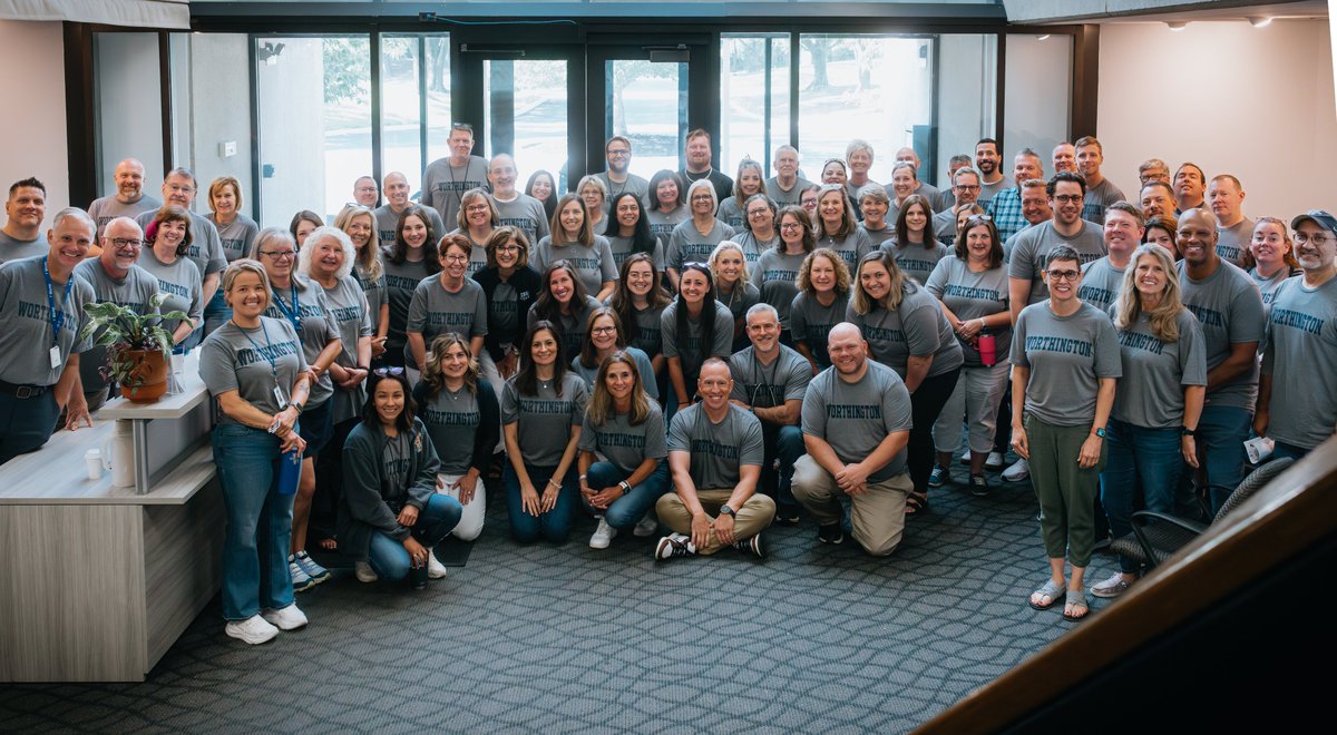 Our Worthington Education Center team is ready for the 2025-2026 school year in <a href="/wcsdistrict/">Worthington Schools</a> #ItsWorthIt