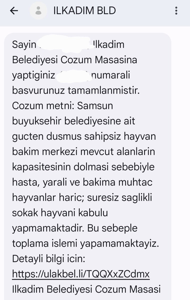 Toplamıyorlar…

Toplamayacaklar…

Vatandaşın Samsun ve İlkadım belediyelerine yaptığı şikayete verilen cevap “toplamayacağız, yerimiz yok”…

Eee vatandaş itl@f edin deyince bakın neler olmuş…

“…..Bizzat itlaf edin dedim. Yazıyla da dedim. İlkadım  belediyesinden görevli ile