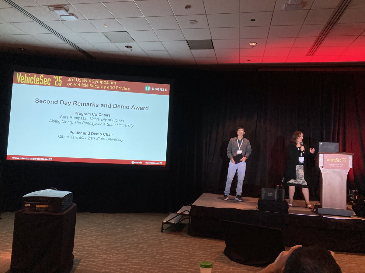 The second day of VehicleSec'25 just begins.

usenix.org/conference/veh…