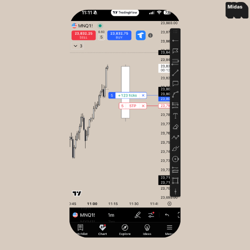 FrannyMidas's tweet image. $NQ Range Mechanics +70 +3R 💹
Range Low -&amp;gt; Range High