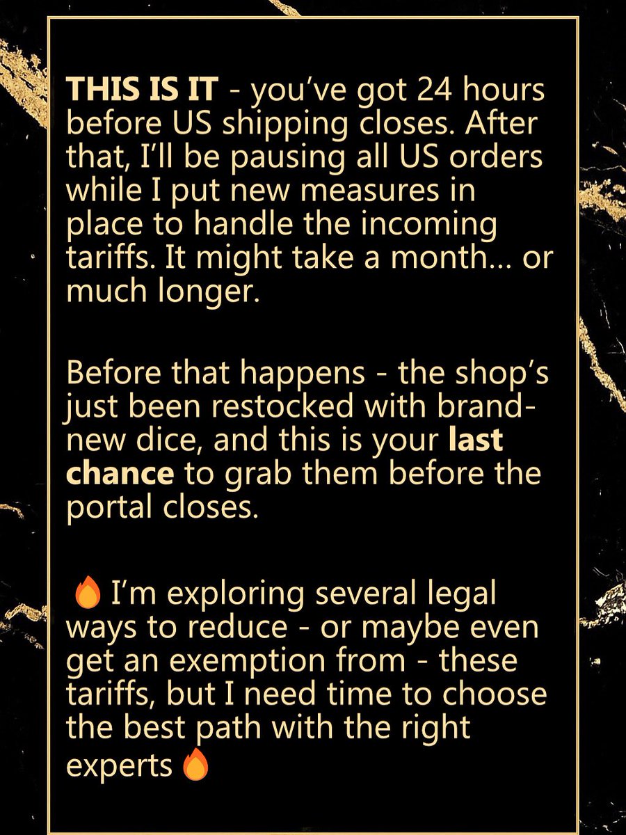 New dice at my site and for some last chance to get them! Go check them out NOW🔥