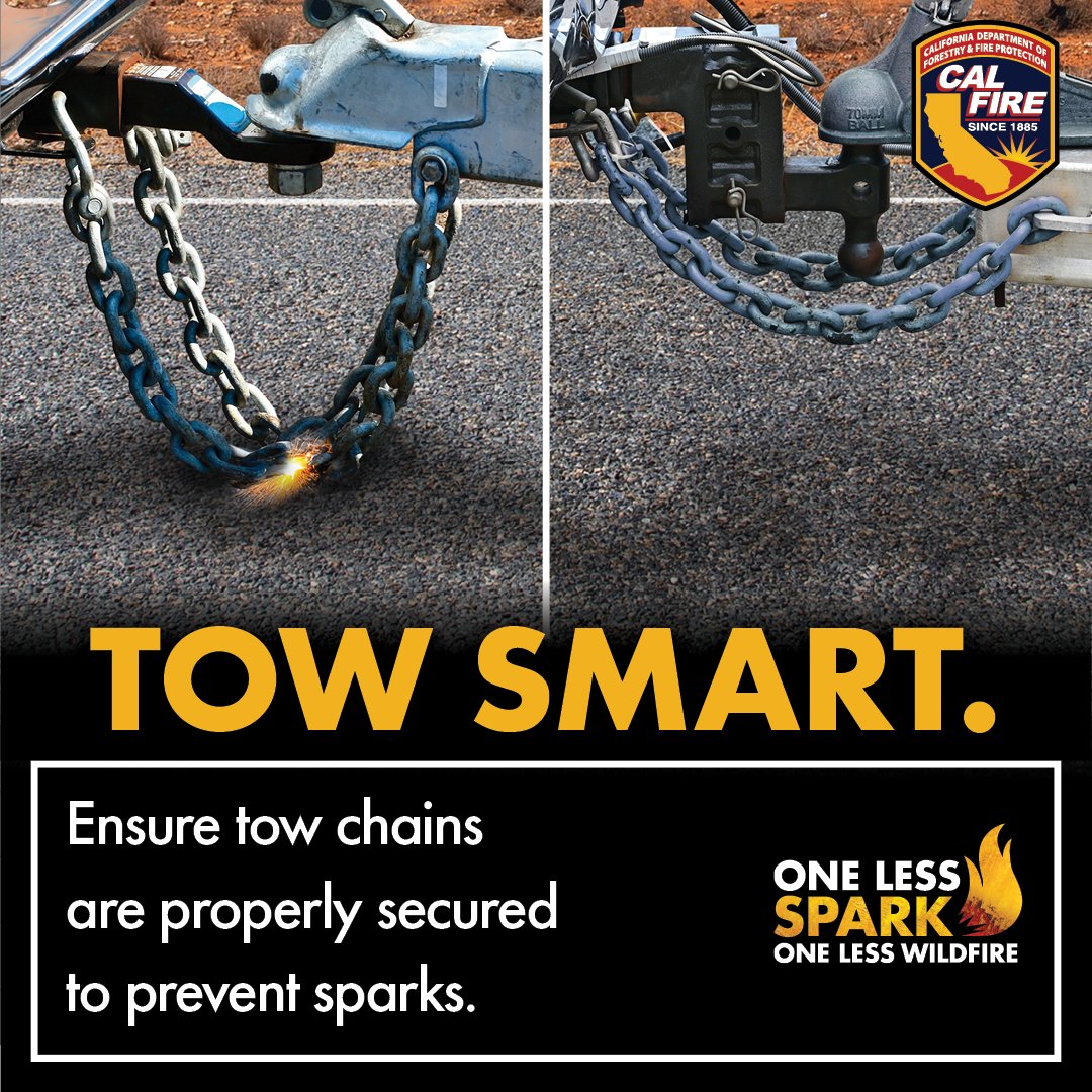 While recent lightning strikes have sparked wildfires across California, it’s people—not weather—behind 95% of wildfire starts in the Golden State. 🔥🔥
Help stop the spark. Here’s how:
🚗 Park Smart—Never park on dry grass
🕙 Mow Smart—Use equipment before 10AM and never on hot,