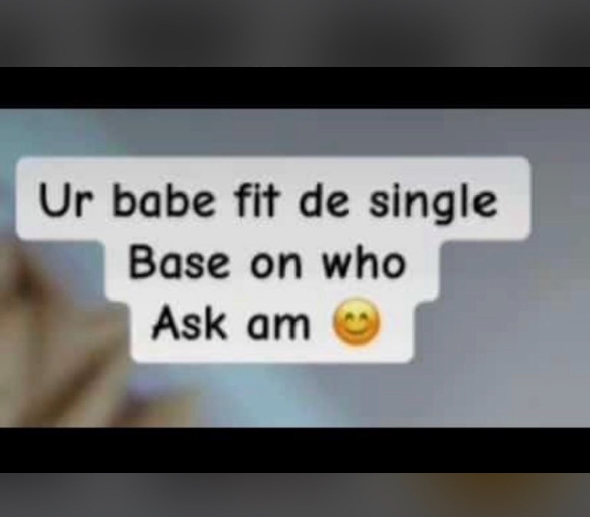Na who ask the question go determine the answer 😂🤲🏽.