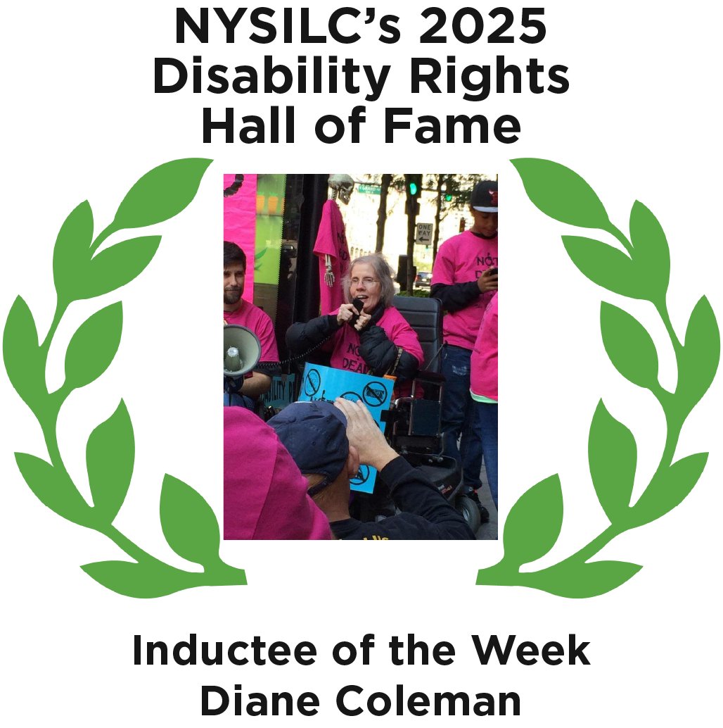 This week’s Inductee of the Week is Diane Coleman!

To learn more about Diane and read her bio, visit our link here: nysilc.org/inductees/34-2…

To learn more about the Hall of Fame event, visit the link here: nysilc.org/hof