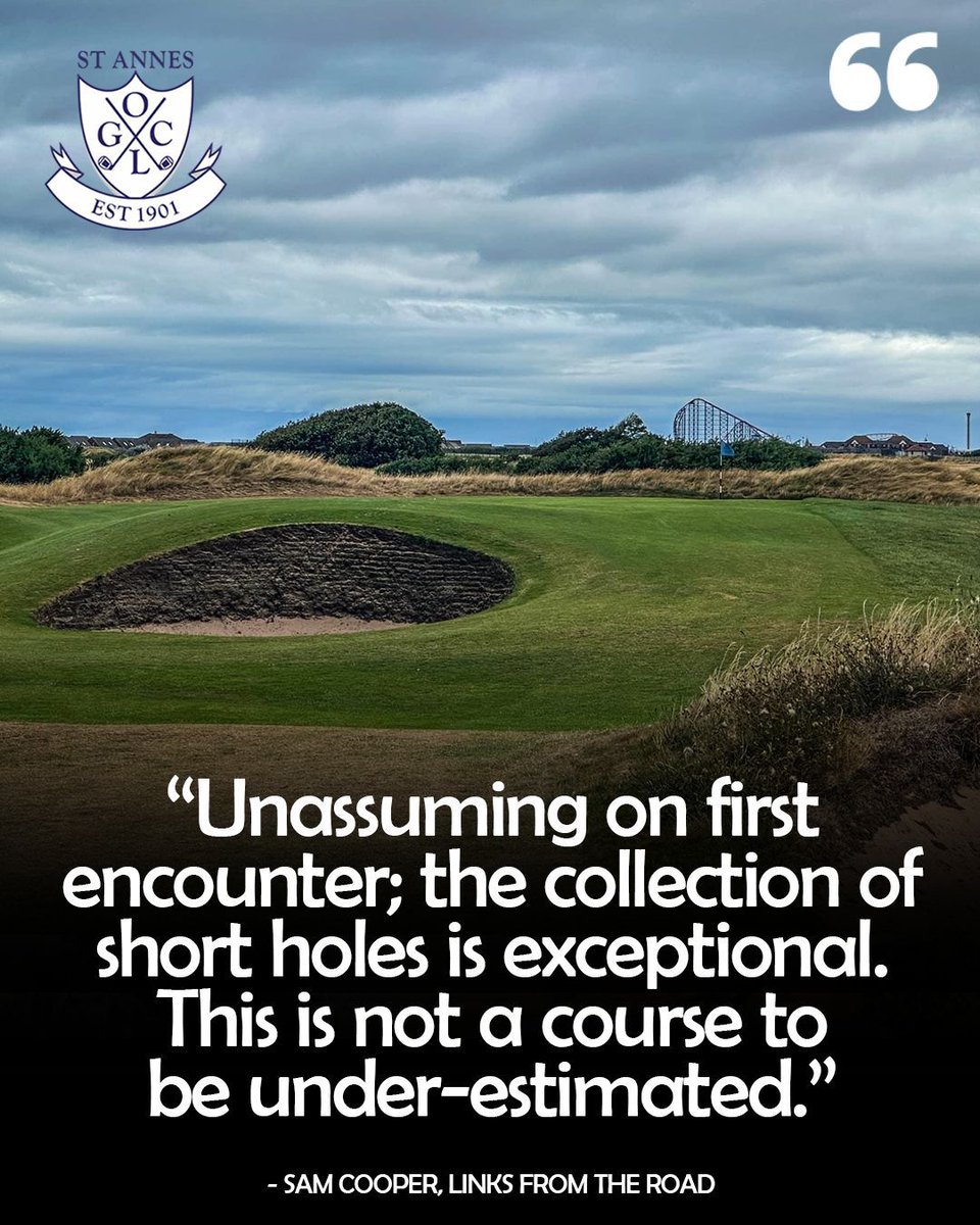 🏌️‍♂️ It’s been a pleasure to appear in Sam Cooper’s Links From The Road series, and he had some very nice things to say about our Old Links…