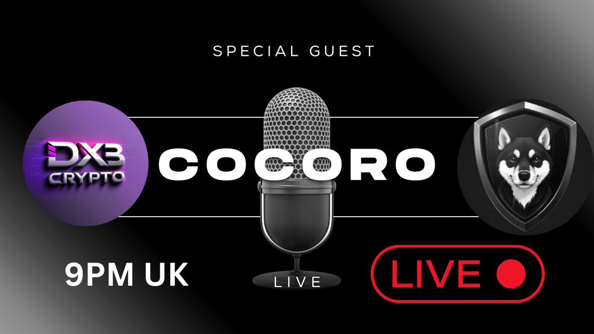 🔥🚀 $COCORO: Hidden Gem to 100x 🌕💰 | Special Guest Insights 🎙 youtube.com/live/hXccH4t9g… via <a href="/YouTube/">YouTube</a>

🎙 Special Guest Appearance: Insider insights and unfiltered alpha you won’t find anywhere else. <a href="/CocoBlueEyez/">Mickey Blue Eyes</a>