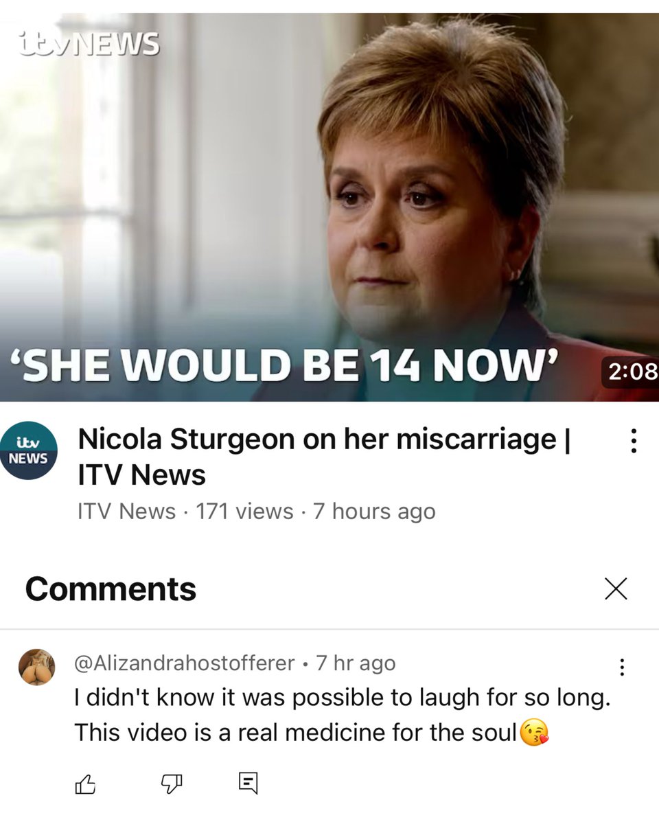 I’ve avoided commenting on the Nicola Sturgeon interview, as it’s time to look forward. What I will say  It’s sickening to see British nationalists gloat over her miscarriage discomfort. Pure evil then and now.

bing.com/ck/a?!&&p=4b3d…