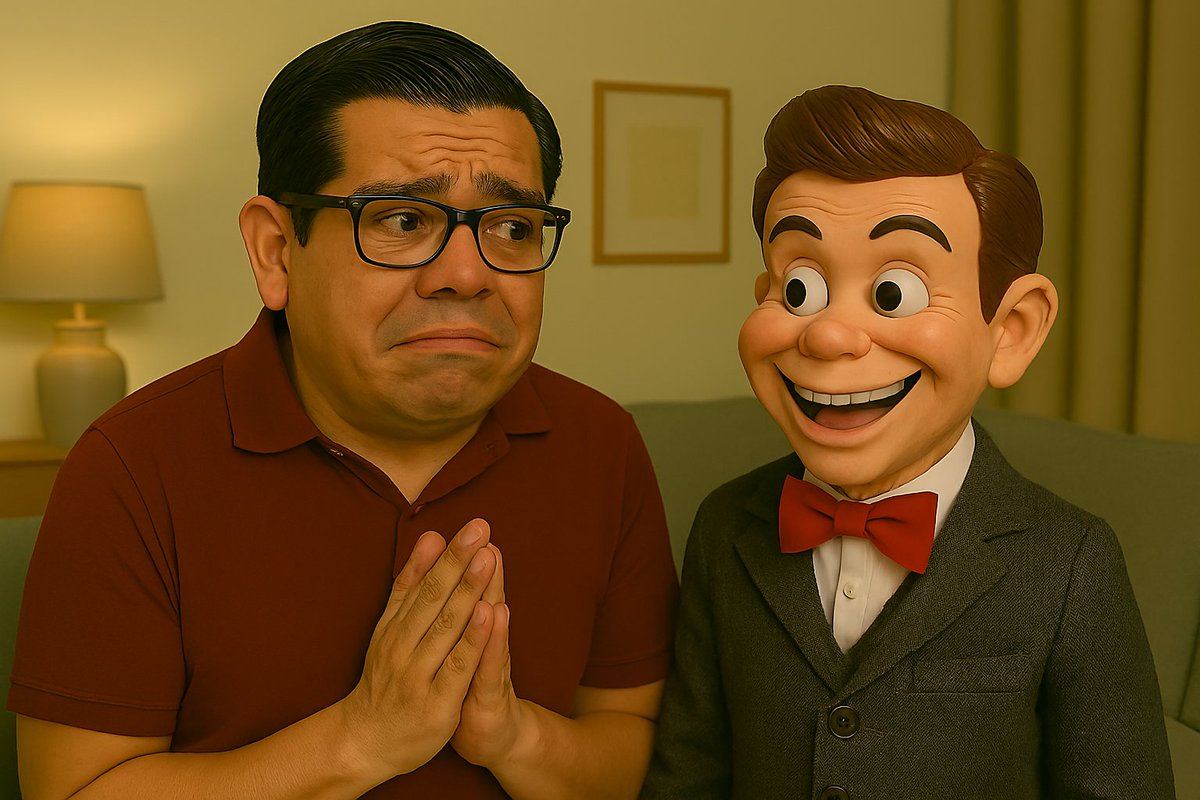 I've failed my ventriloquism exam. Can't say I'm shocked.