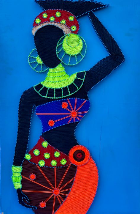 Malcolm7A's tweet photo. Art of the Day: "African woman". Buy at: https://t.co/pOlDT5Q2ax https://t.co/MGKbBoWT08