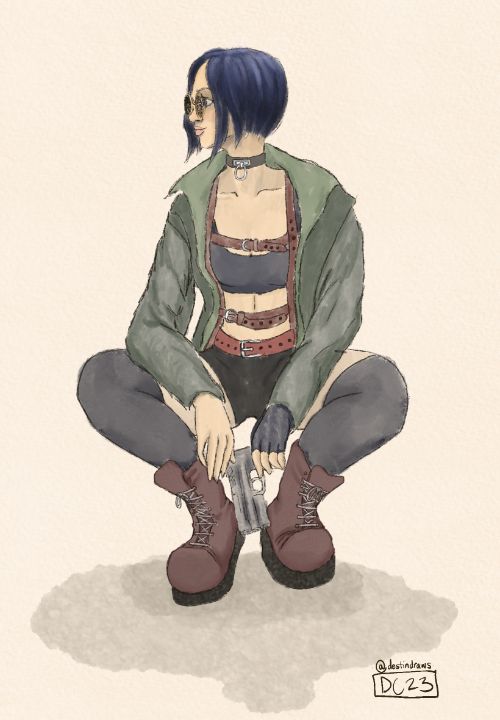 Art of the Day: "Original Character Sketch". Buy at: ArtPal.com/destindraws?i=…