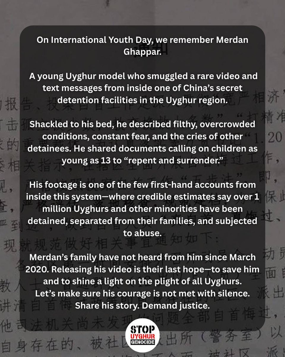 Stop Uyghur Genocide tweet media