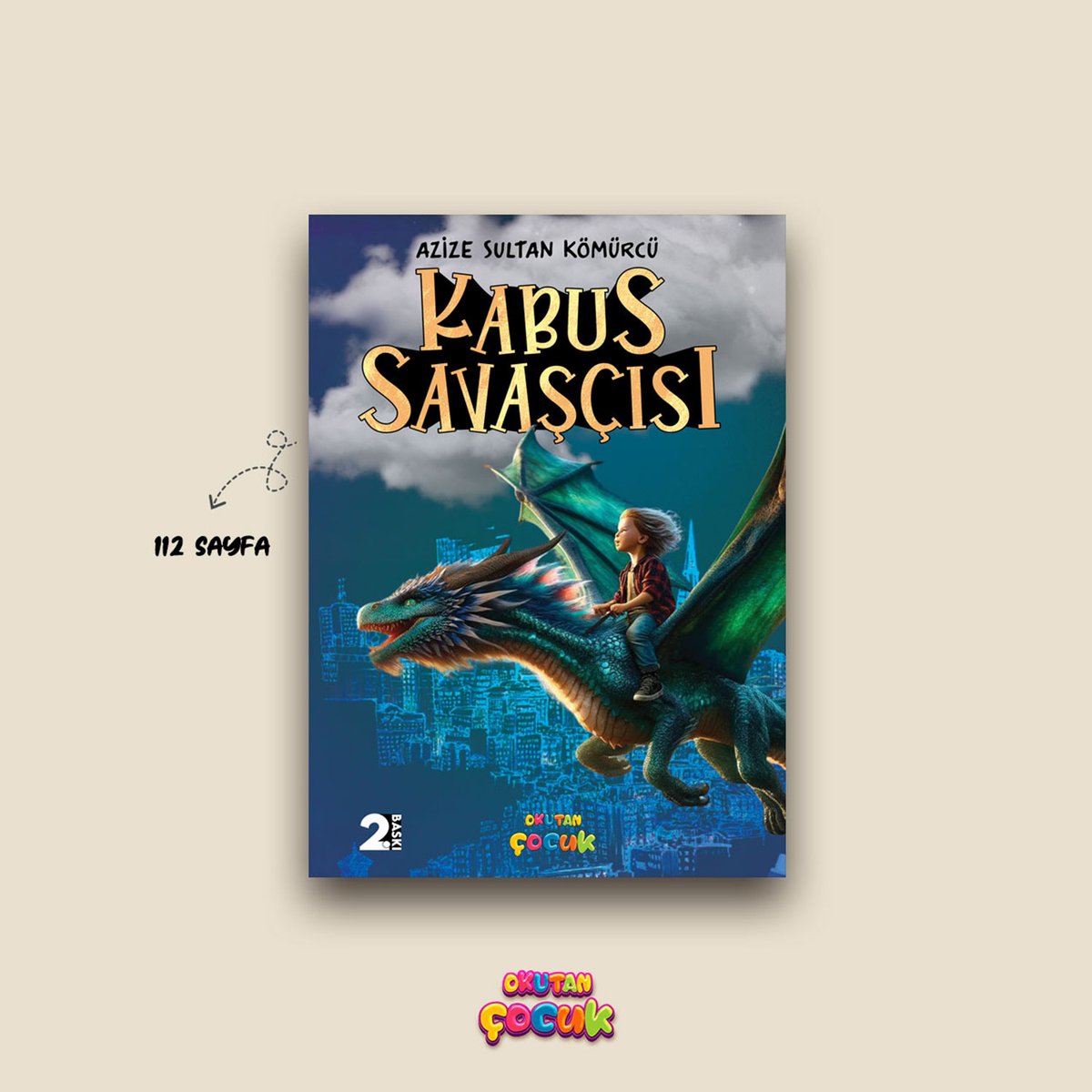 Bu kitapta okuyacağın kâbus savaşçısı belki senin de kâbuslarına gelmiş, onlarla savaşmış, savaşı kazanmış ve bunu da sen hiç fark etmemiş olabilirsin.

#kabussavaşçısı #okutançocuk #okutanyayıngrubu