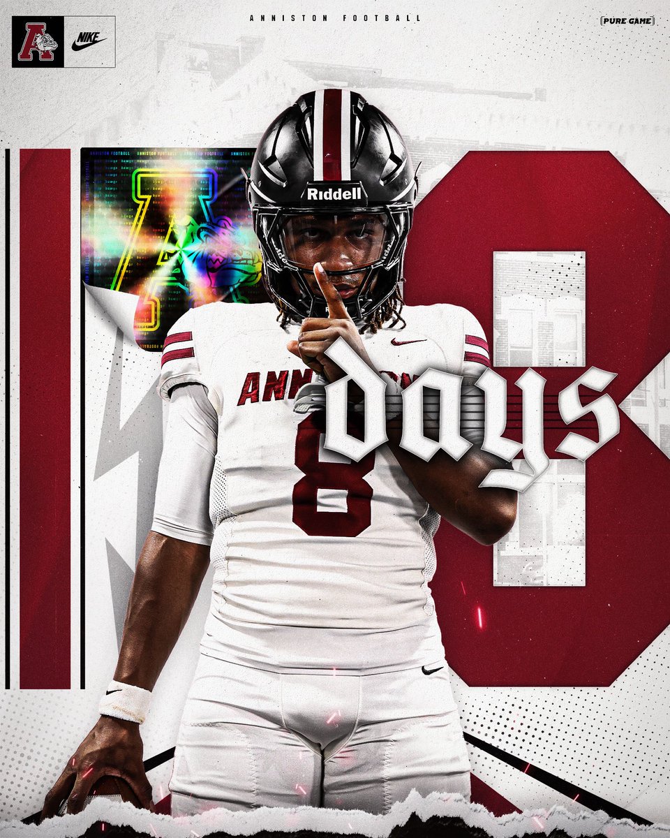 Anniston Bulldog Football (@annistondawgs) on Twitter photo 🐶⛓️Countdown has STARTED!! 8 days DAWGS until we battle another COLOR JERSEY … make them all COUNT!! <a href="/JamorrisXYoung/">Jamorris Young 2027 qb🎯</a> <a href="/annistonalgov/">The City of Anniston</a> <a href="/anniston_high/">AnnistonHigh</a> #DawgLife 🐶⛓️Countdown has STARTED!! 8 days DAWGS until we battle another COLOR JERSEY … make them all COUNT!! <a href="/JamorrisXYoung/">Jamorris Young 2027 qb🎯</a> <a href="/annistonalgov/">The City of Anniston</a> <a href="/anniston_high/">AnnistonHigh</a> #DawgLife