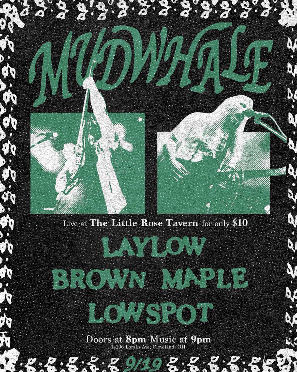 🚨NEXT SHOW!!!🚨

we’re finally hitting Little Rose Tavern in Cle with our good friends <a href="/BrownMaple_OH/">Sailor goes to Work at the Dispo</a>, Laylow and Lowspot on 9.19

(picture by <a href="/Bardic_Roots/">📸Murphy🏳️‍⚧️</a>)